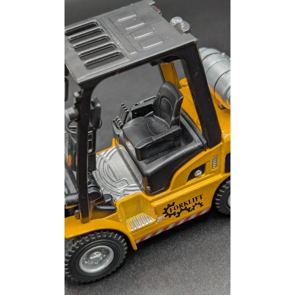 Schylling Pullback Lights & Sounds 5.5 Inch Diecast Forklift - Untested